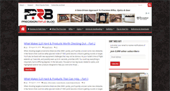 Desktop Screenshot of precisionrifleblog.com