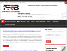 Tablet Screenshot of precisionrifleblog.com